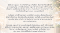 Klarifikasi Botani Square soal Kesetrum, Foto/Isitmewa Klarifikasi Botani Square soal Kesetrum, Foto/Isitmewa