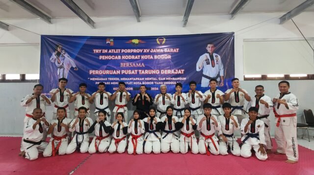 atlet kontingen Tarung Derajat yang tampil di Porporv 2026, Foto/Koni Kota Bogor
