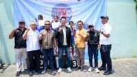 foto bersama Koni Kota Bogor bersama pengurus cabang Aquatic Kota Bogor, Foto/Koni Kota Bogor