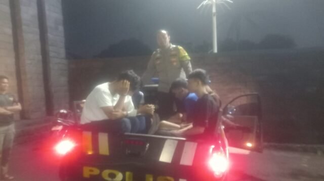 tujuh remaja yang diduga hendak terlibat tawuran di wilayah Kecamatan Kemang, Foto/Isitmewa