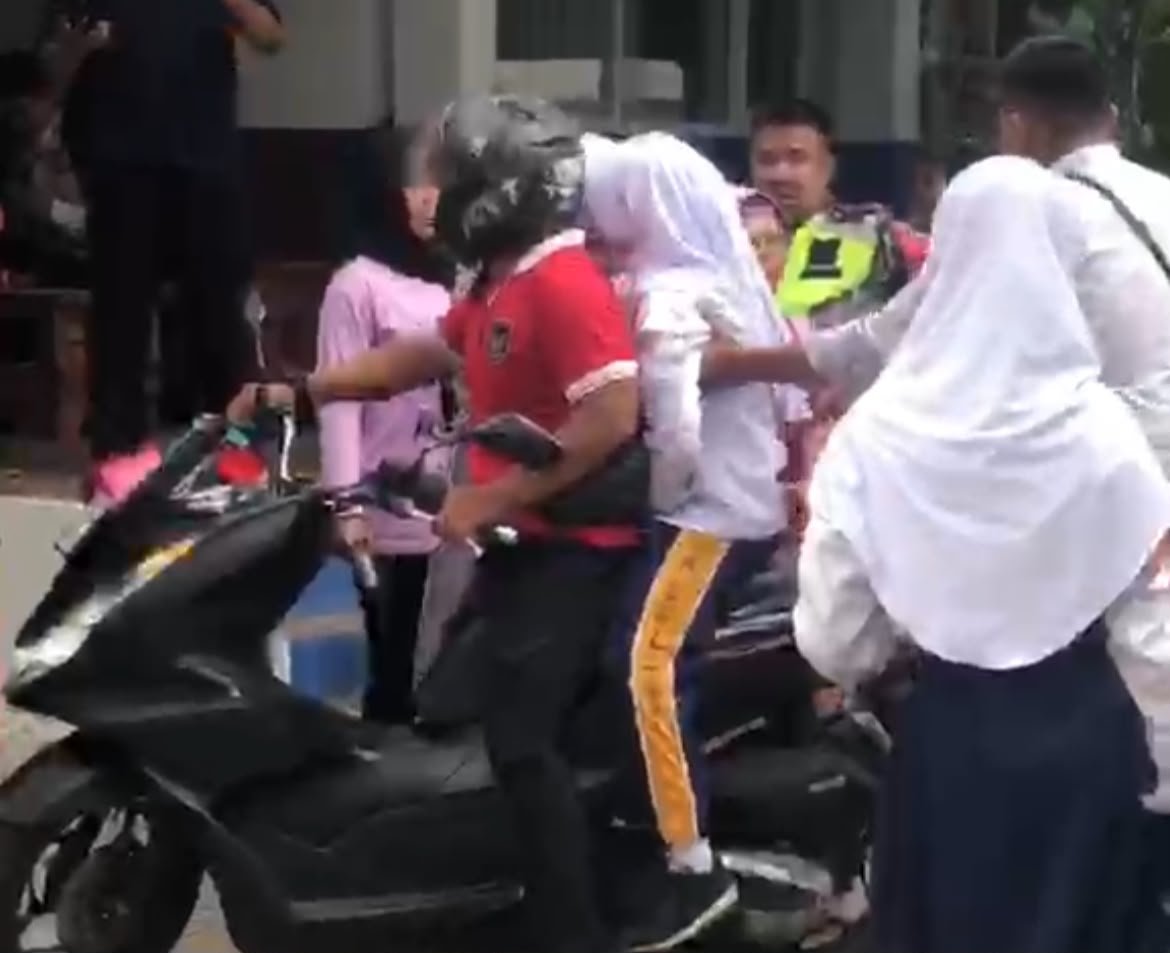 Kondisi Siswi SMPN di Dramaga Bogor saat keracunan MBG, Foto/Isitimewa