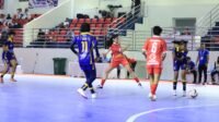 Tim Futsal Kabupaten Bogor saat menjalani laga Pertama di Porprov 2026 melawan Cirebon, Foto/(Dok. Humas Kontingen)