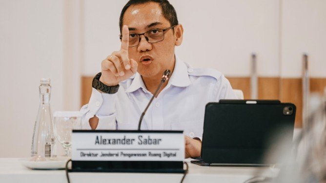 Direktur Jenderal Pengawasan Ruang Digital Komdigi, Alexander Sabar, Foto/Komdigo RI